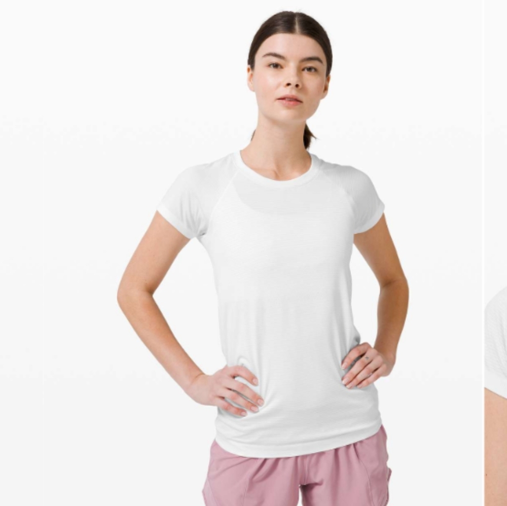 lululemon athletica White Short Sleeve Tee